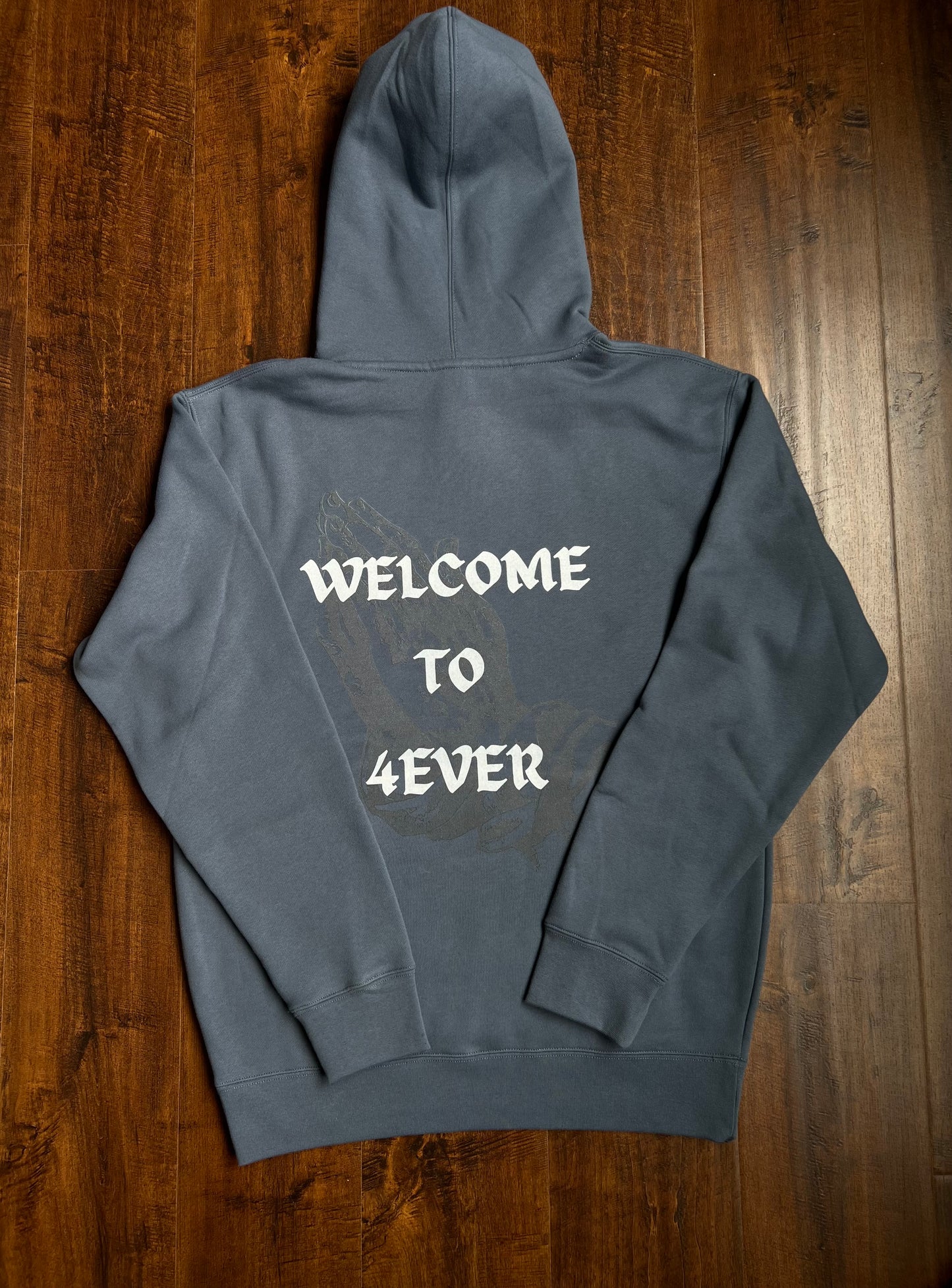 Welcome To 4Ever Hoodie (Storm Blue)